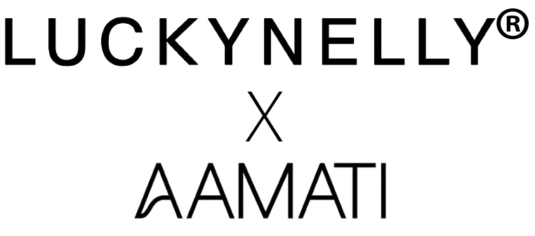 AAMATI x LUCKYNELLY logo