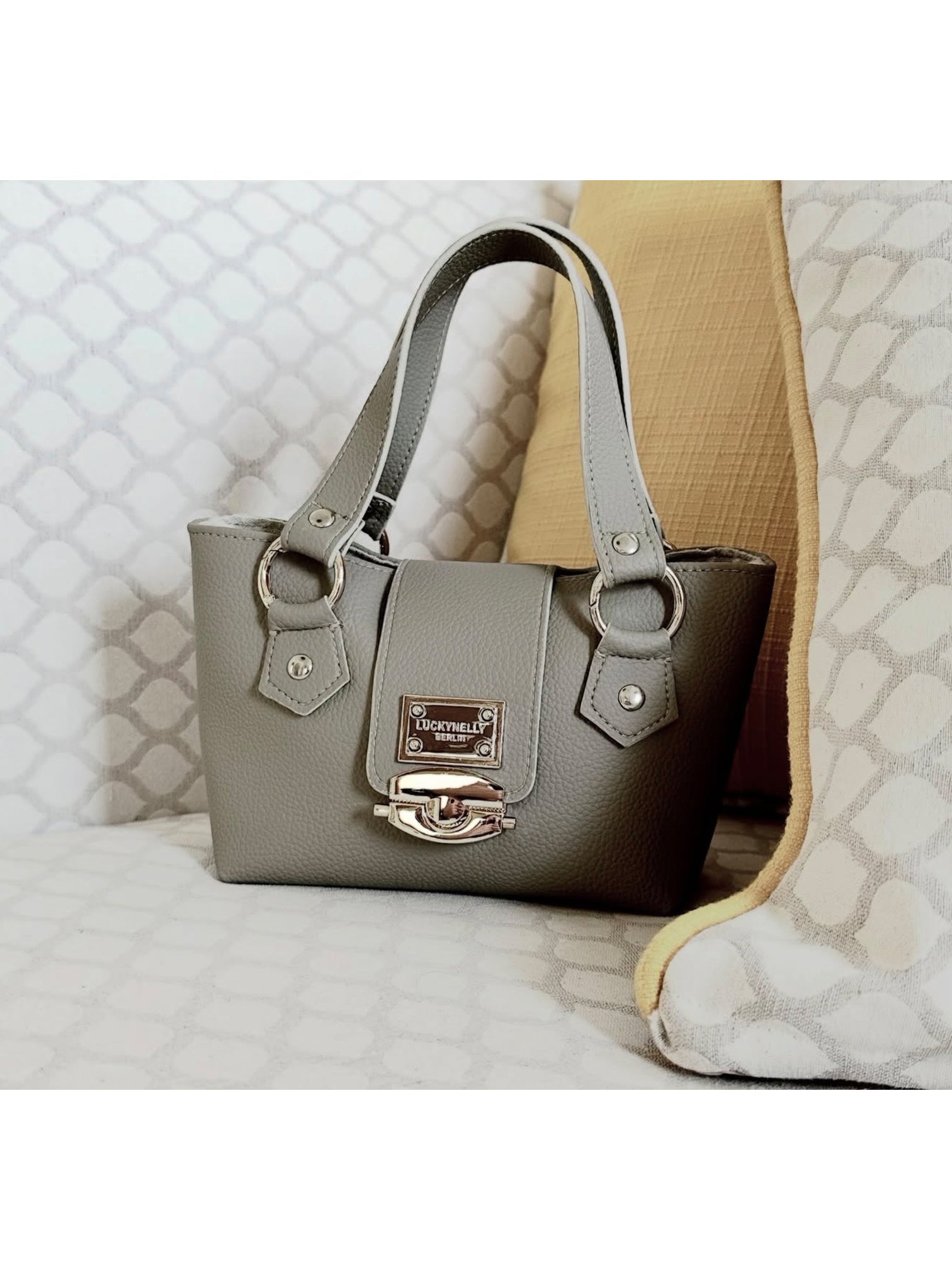 Élise – Mini Tote Pearl Grey
