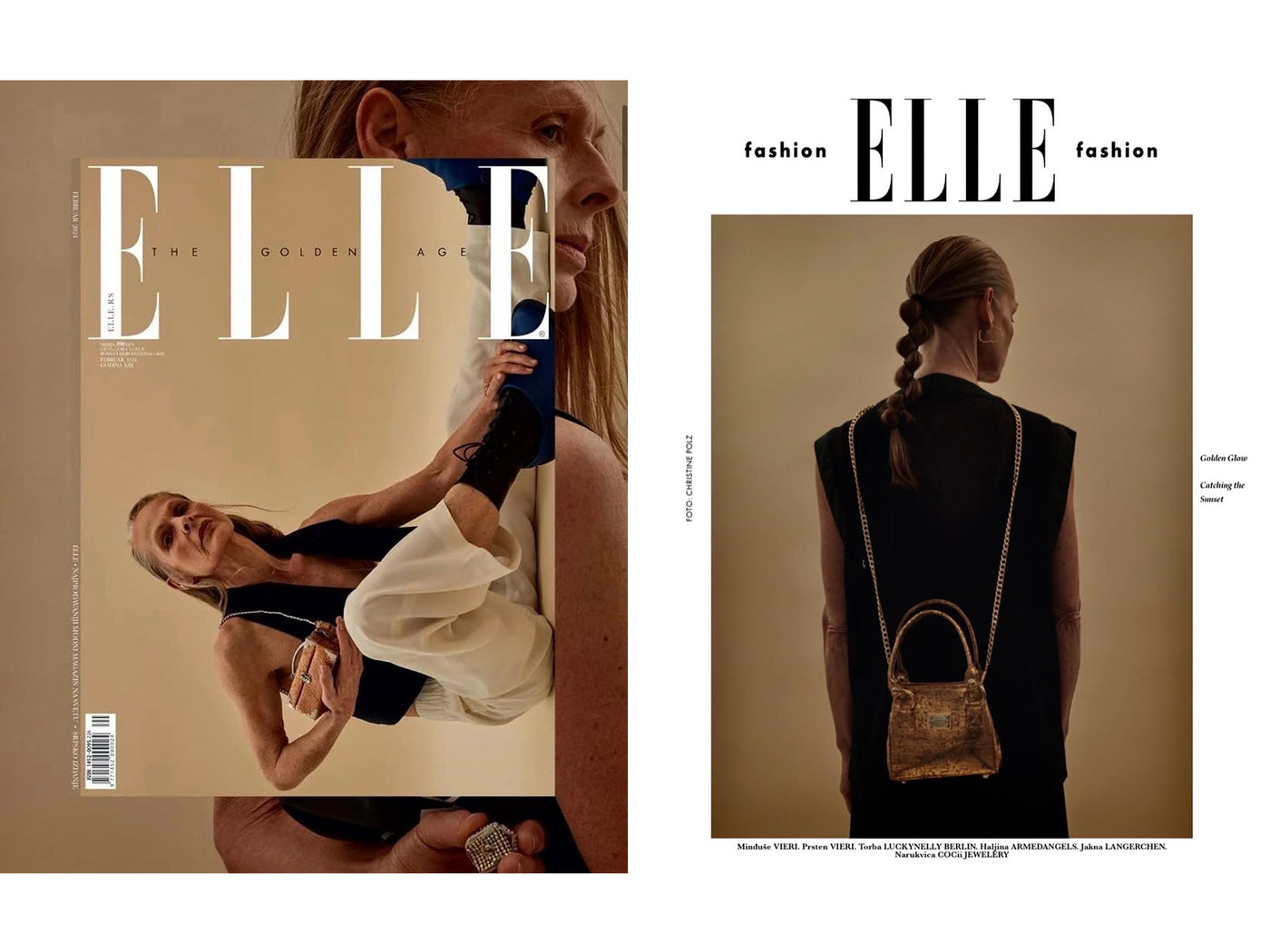 FEATURED IN ELLE  COVER STORY