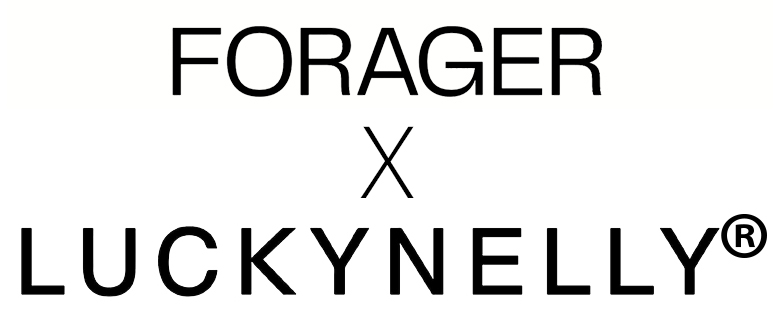 Forager x LUCKYNELLY logo
