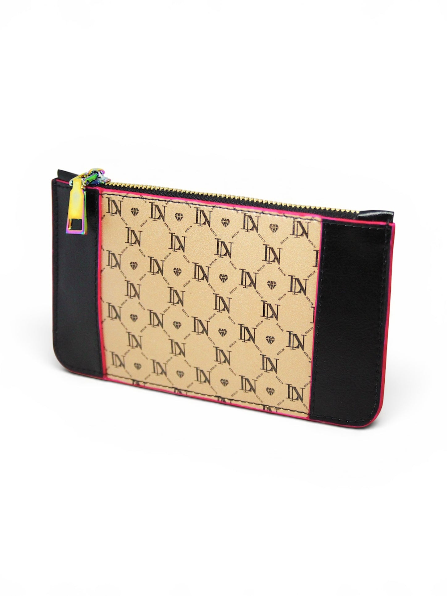 LN Zip Wallet – Monogram / Golden