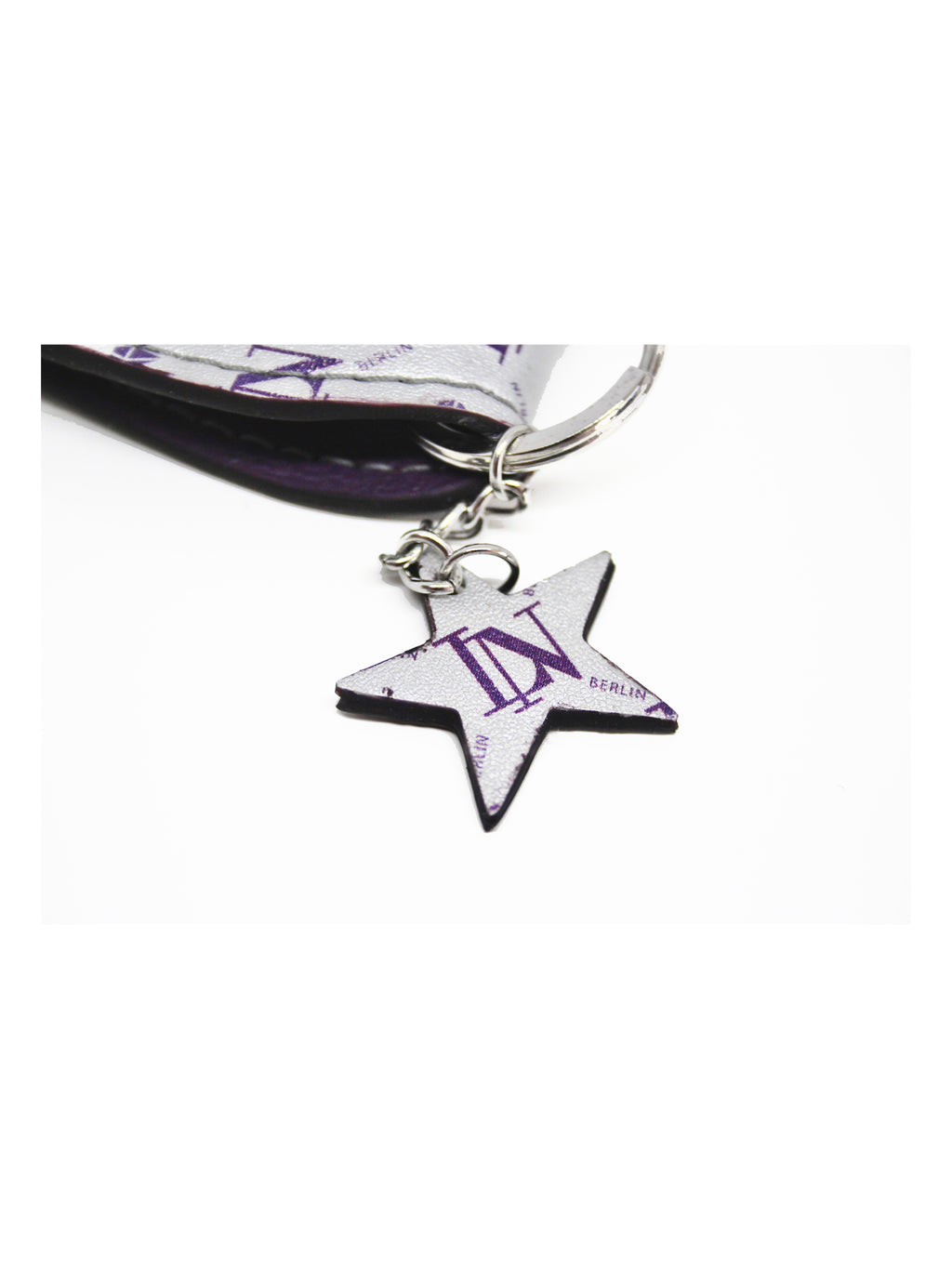 LN Key Ring – Signature Monogram / Silver