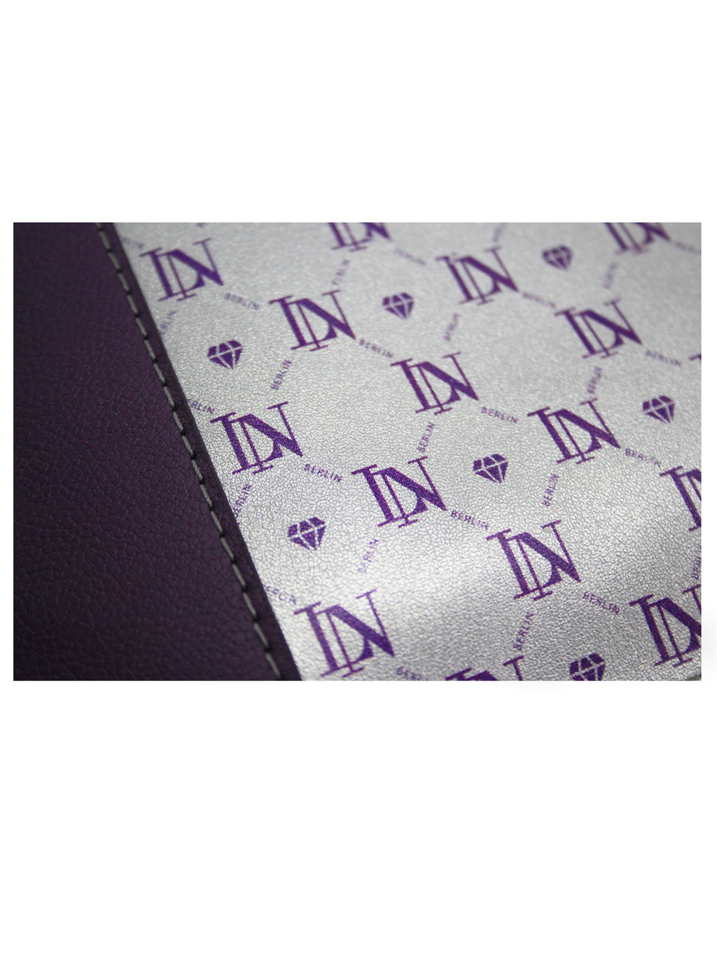 LN Zip Wallet – Monogram / Silver