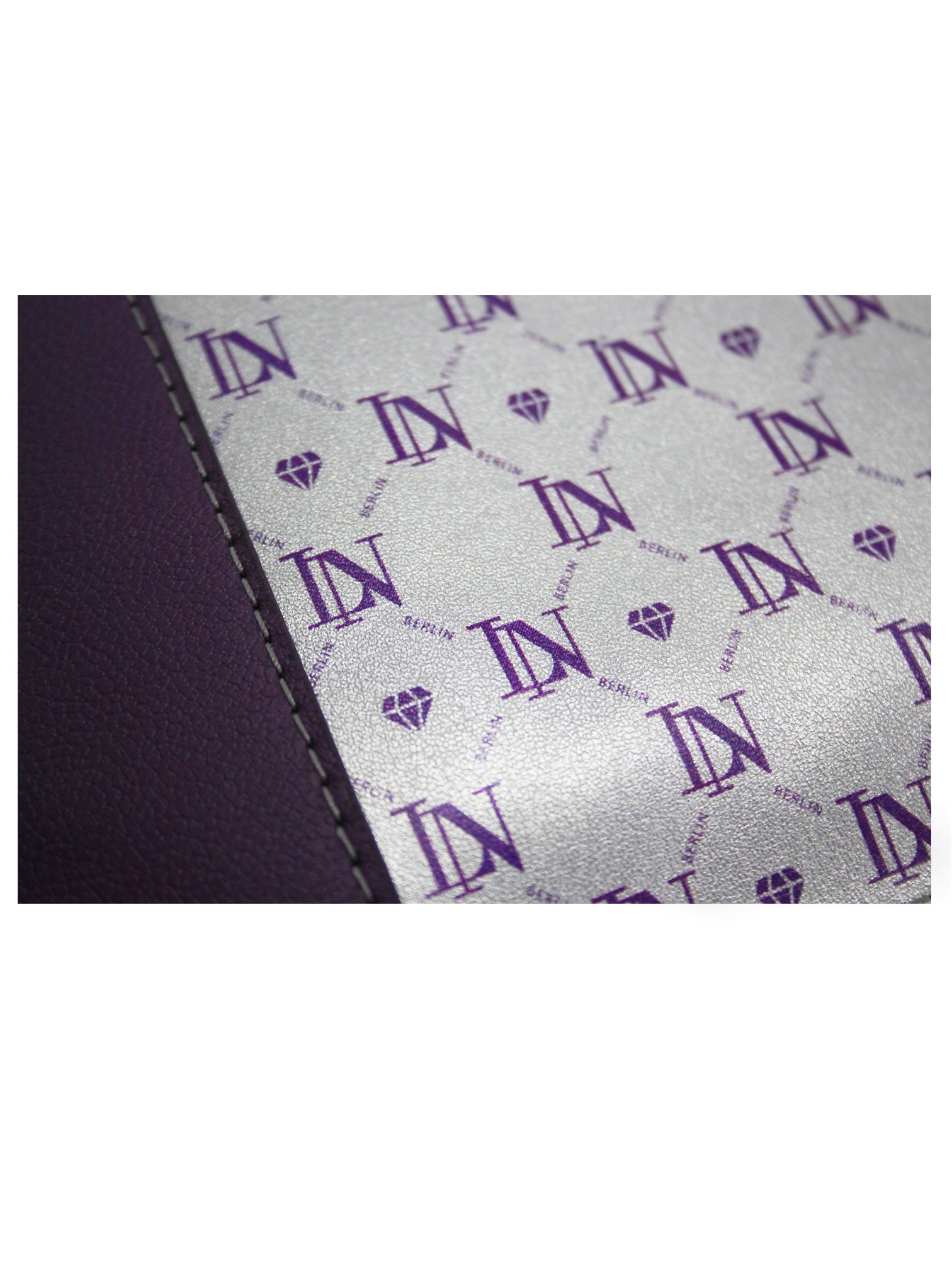 LN Zip Wallet – Monogram / Silver