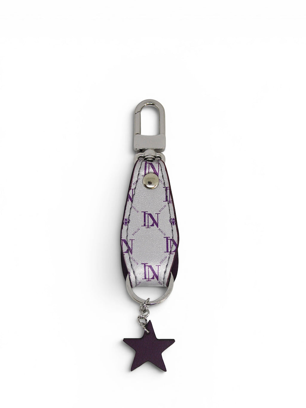 LN Key Ring – Signature Monogram / Silver