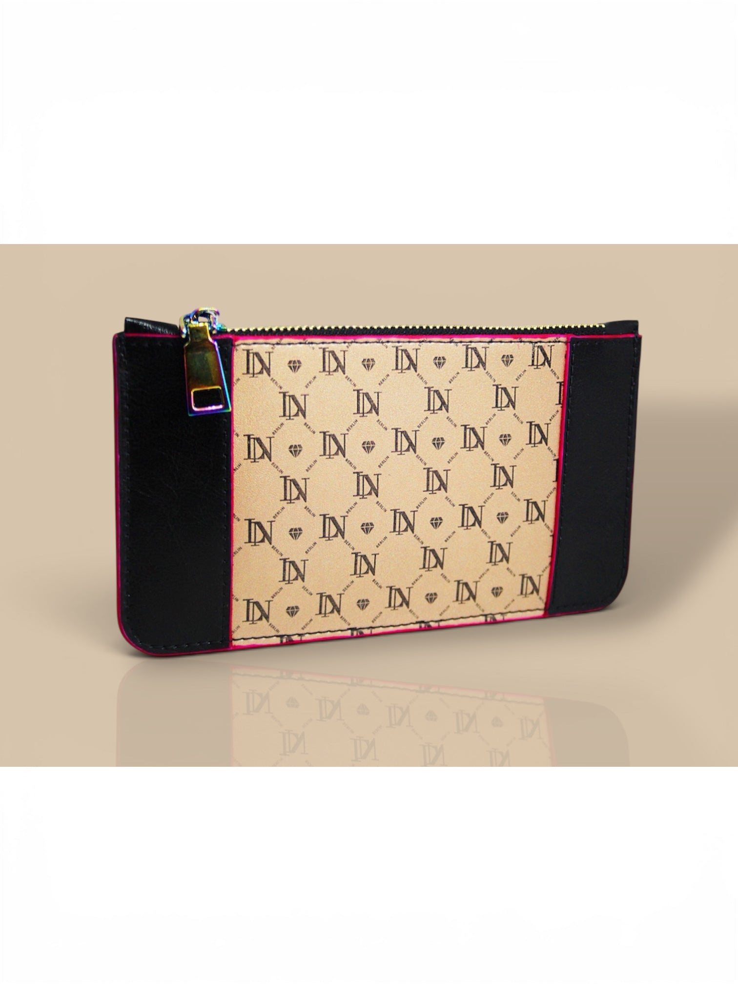 LN Zip Wallet – Monogram / Golden